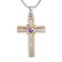 Birthstone Salvation Mens Pendant 6007 001 8 2