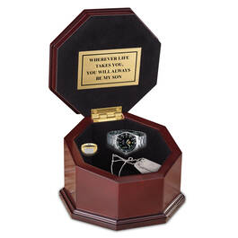 You Will Always Be My Son Keepsake Box with Clock 10197 0010 a main