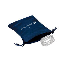 Garland Petals Silver Eternity Ring 11536 0018 g gift pouch