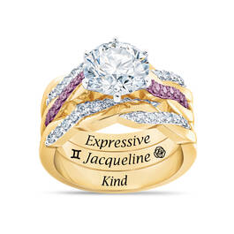 Birthstone Zodiac Ring Set 6740 0044 f june