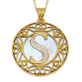 I Love You Personalized Diamond Initial Pendant 10761 0016 f initialS