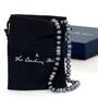 From Darkness Comes Light Black Pearl Necklace and FREE Earrings 11785 0024 p pouch