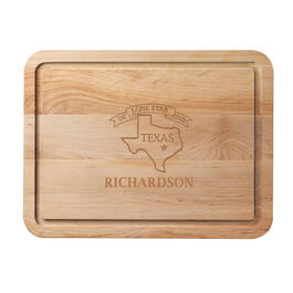The Personalized State Cutting Board 2416 0020 b texas