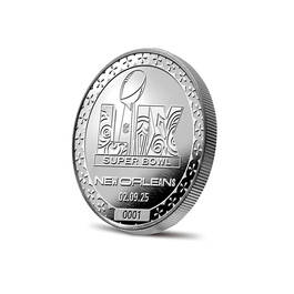 Super Bowl LIX Champs Silver Comm 11706 0020 c reverse