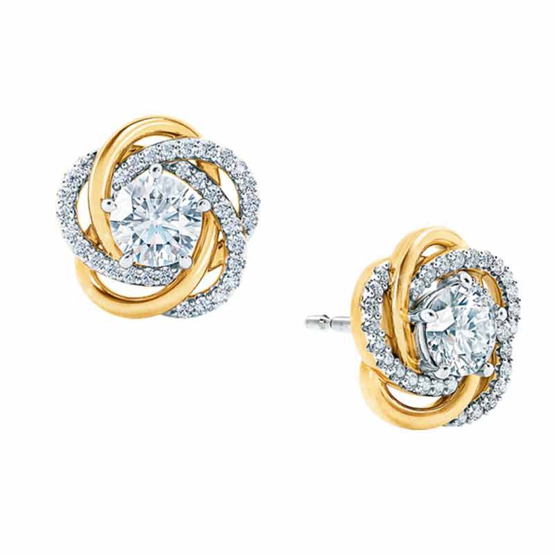 Perfectly Paired Love Knot Pendant with FREE Matching Earrings 4922 001 5 3