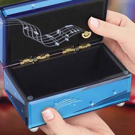 My Granddaughter I Love You to the Moon  Back Music Box 1749 001 2 3