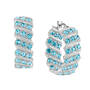 Birthstone Hoop Earrings 6003 0020 c march