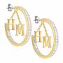 Initial Diamonisse Hoop Earrings 1207 005 8 1