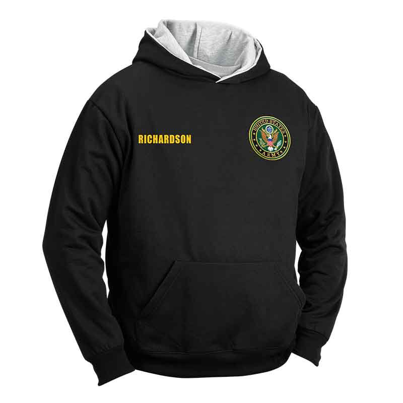Personalized Reversible U.S. Army Hoodie