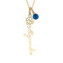 Birthstone Flower Necklace 11772 0029 i september