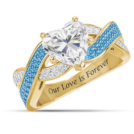 Our Love is Forever Birthstone DIamonisse Ring 10473 0015 l december
