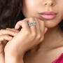 Personalized Custom-Crafted Initial Ring, Personalized Custom Crafted Initial Ring 12532 0010 n model