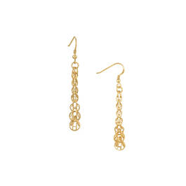 Golden Glamour Necklace Earrings Bracelet Set 11848 0011 c earring