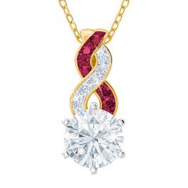 Birthstone Swirl Pendant 5940 014 3 1