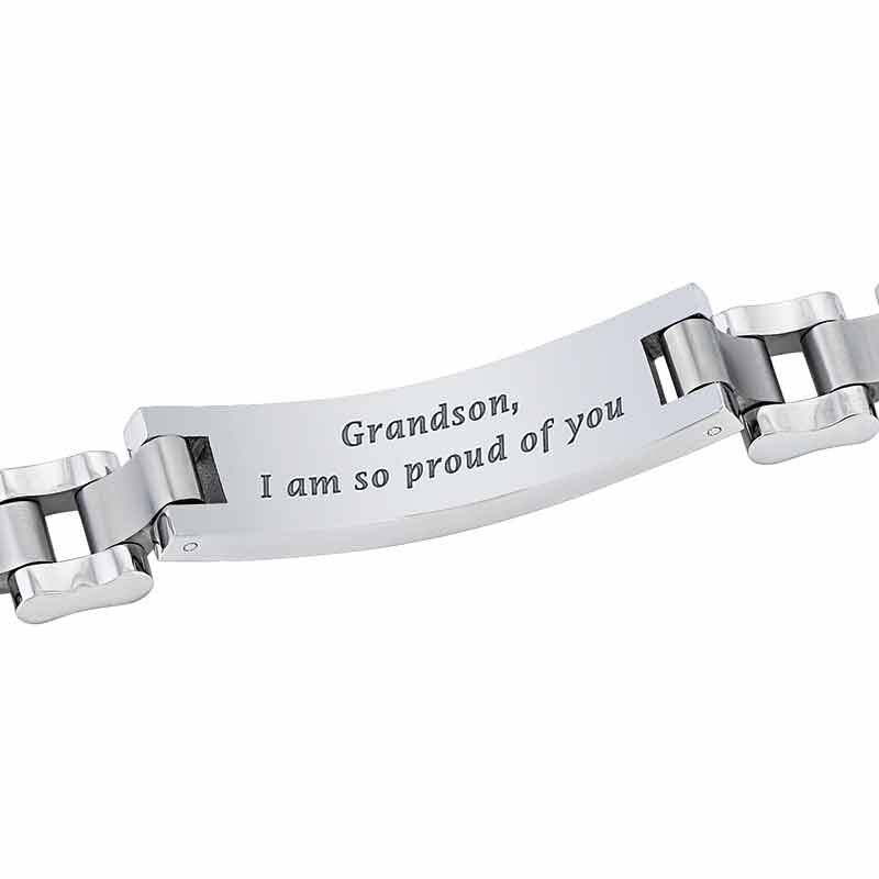 For My Grandson Personalized Bracelet 2981 009 0 2