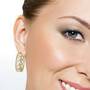 Diamond Hearts Hoop Earrings 1800 001 8 4