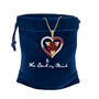 My Forever Love Diamond Rose Necklace 10811 0016 g gift pouch