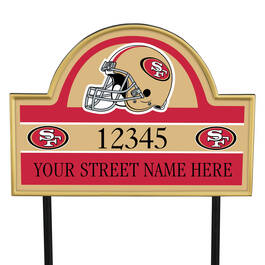 NFL Pride Personalized Address Plaques 5463 0405 a 49ers