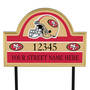 NFL Pride Personalized Address Plaques 5463 0405 a 49ers