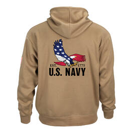 The Personalized US Navy Eagle Hoodie 11649 0038 d back