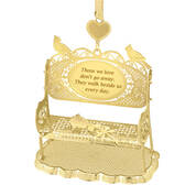 Forever with Me Deluxe Gold Remembrance Ornament 11544 0018 a main