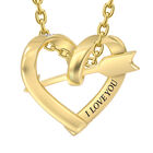 Arrow of Love Diamond Heart Pendant 10072 0010 c back