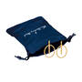 Simply Stunning Double Hoop Earrings 6737 0015 g gift pouch