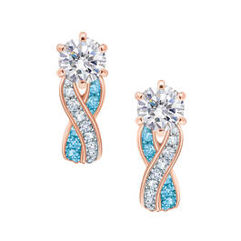 Birthstone Swirl Earrings 6531 0021 l december