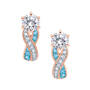 Birthstone Swirl Earrings, Birthstone Swirl Earrings 6531 0021 l december