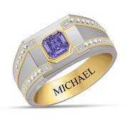 Royalty Birthstone Diamond Ring 10747 0015 b february