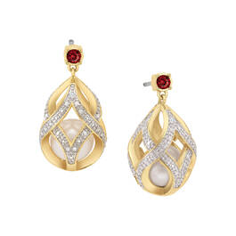 Birthstone Diamond Caged Pearl Earrings 11899 0019 a main