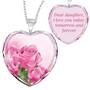 Mother  Daughter Crystal Pendant Set 1644 001 8 3