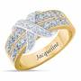 Birthstone Beauty Diamond Kiss Ring 6503 001 7 4