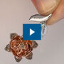 The Blooming Rose Diamond Secret Message Pendant, , video-thumb