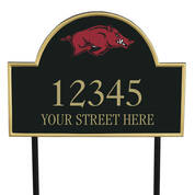 The College Personalized Address Plaque 5716 0384 b Arkansans