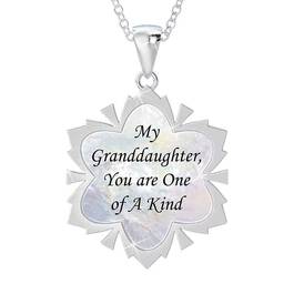 Granddaughter Diamond Snowflake Pendant 1069 001 4 2