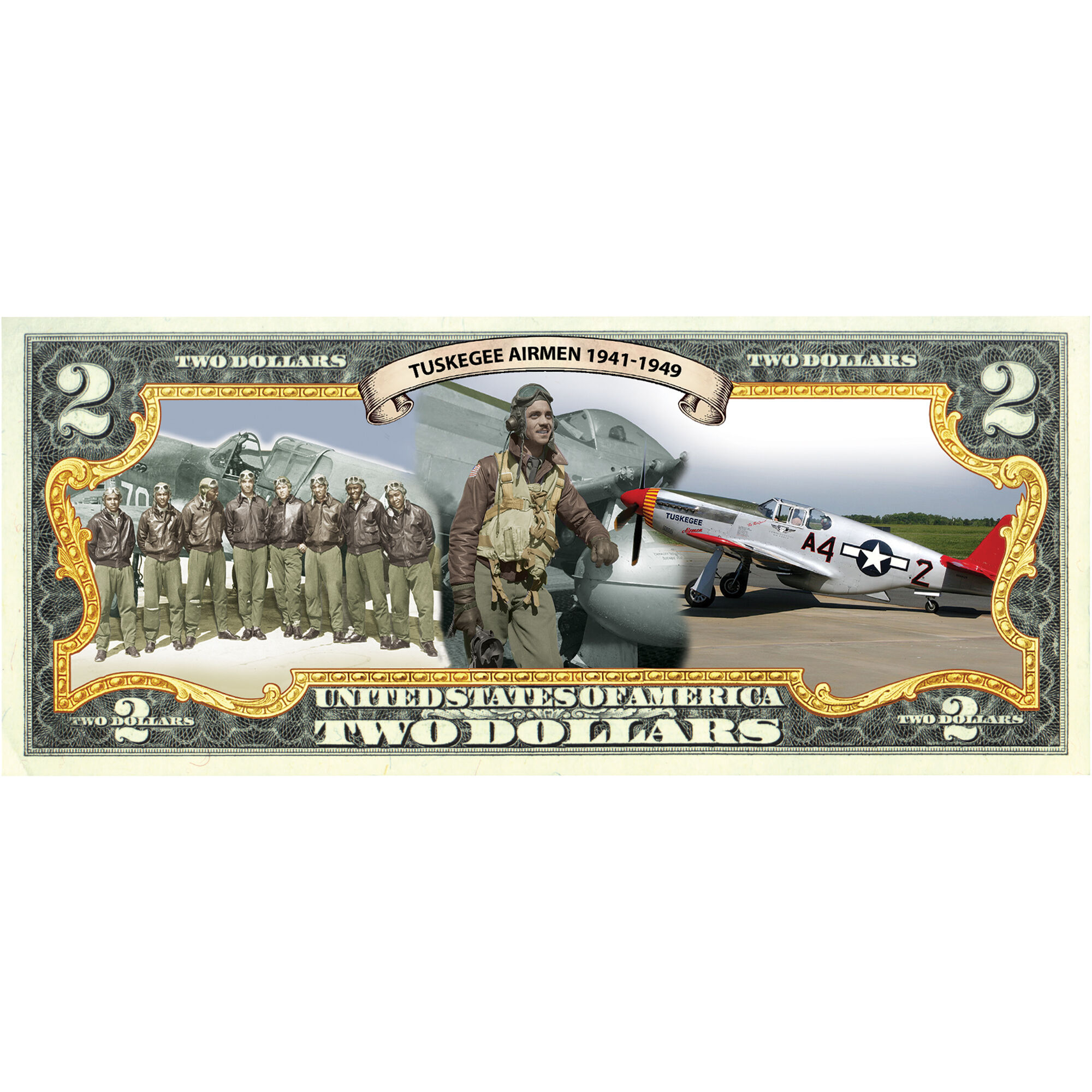 Tuskegee Airmen Coin Currency Set 10122 0010 e bill