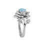Personalized Love Blossom Ring with FREE Matching Earrings, Personalized Love Blossom Ring with FREE Matching Earrings 12226 0029 f sideview