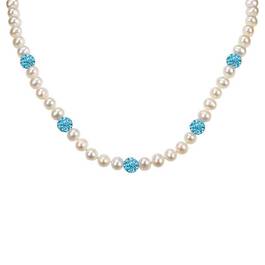 Bedazzled with Birthstones Pearl Necklace 5106 001 0 3
