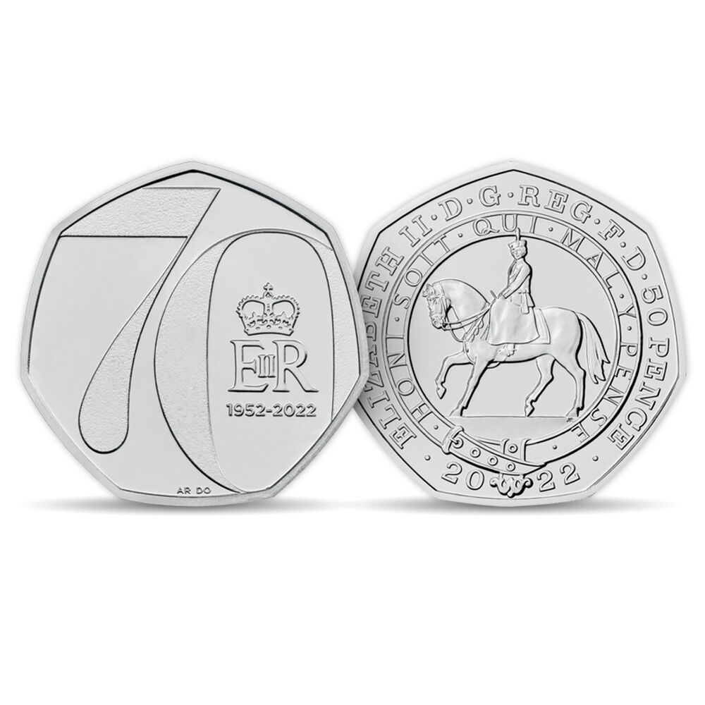 50P Collector Club The Queen's Platinum Jubilee 50P Coin