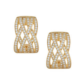 The Golden Swirl Diamonisse Earrings 6362 0017 a main