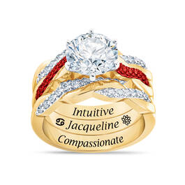 Birthstone Zodiac Ring Set 6740 0044 g july