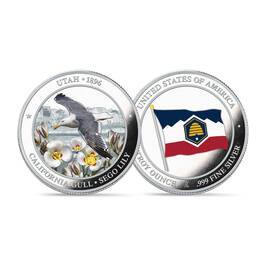 The State Bird and Flower Silver Commemoratives 2167 0104 a commemorativeUT
