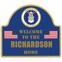 The Personalized US Military Welcome Sign 6099 001 7 1