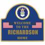 The Personalized US Military Welcome Sign 6099 001 7 1