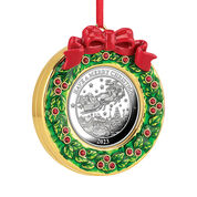 Santas Christmas Flight 2023 Silver Commemorative Ornament 11404 0017 a main