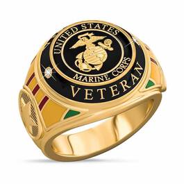 US Marine Corps Veteran Ring 1861 003 0 1