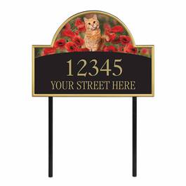The Captivating Kitties Address Plaque by Simon Mendez 1088 006 0 1