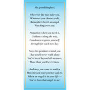 My Angel Granddaughter Diamond Pendant 6848 0011 b poem