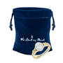 Personalized Golden Kiss Diamond Ring, Personalized Golden Kiss Diamond Ring 12160 0027 h giftpouch